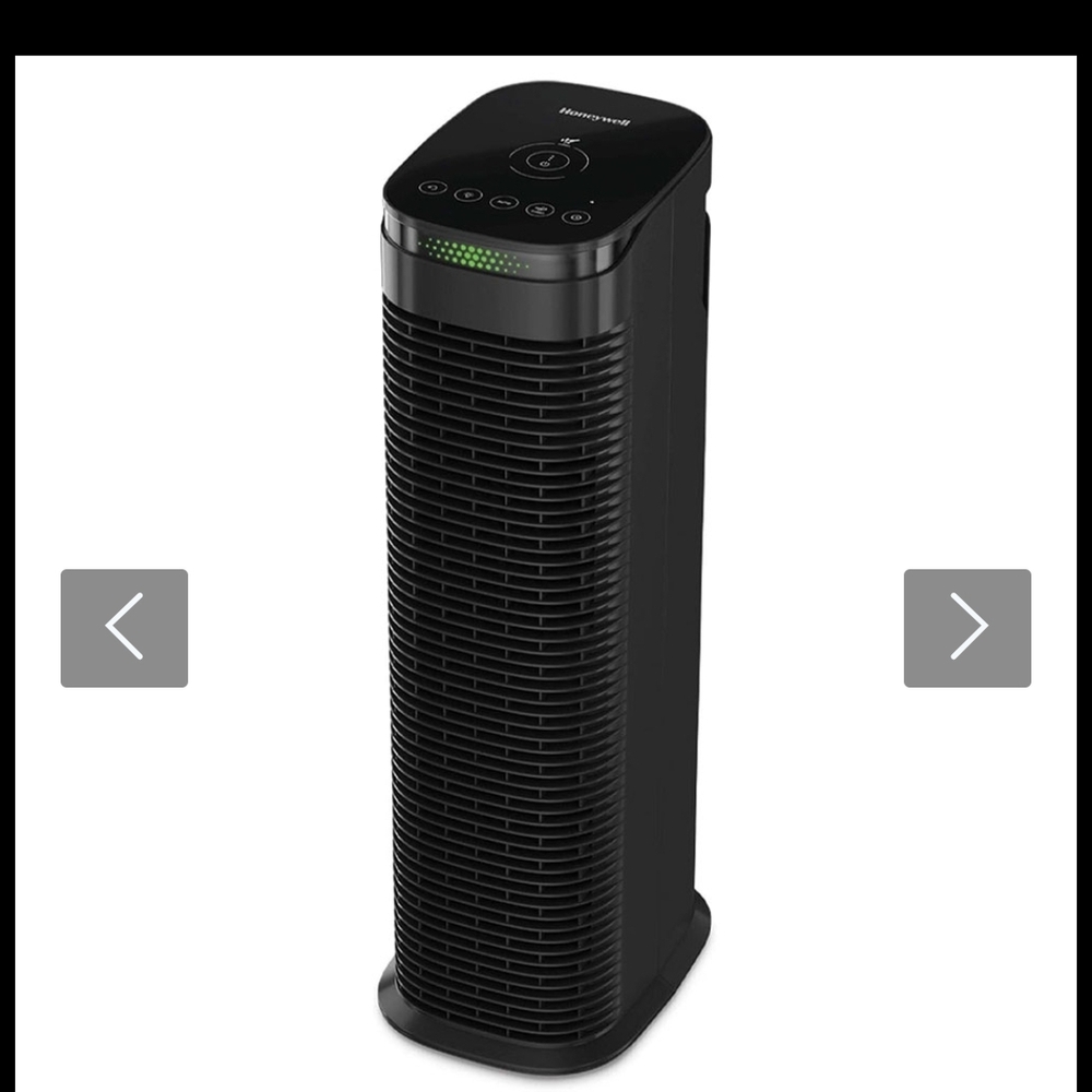 Honeywell Black Air Purifier- Brand NEW! CHARCOAL/CARBON FILTER INCLUDED!